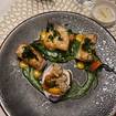 Una foto de Sea Bass Saltimbocca de un restaurante