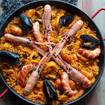 Una foto de Seafood paella de un restaurante