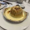 A photo of Cheddar Cheese and Spinach Soufflé of a restaurant