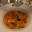 Monkfish and Prawn Curry-Foto eines Restaurants