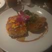 Una foto de Macadamia Crusted Halibut de un restaurante