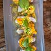 Una foto de Halibut Crudo de un restaurante