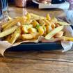 A photo of FRIES + of a restaurant