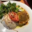 A photo of Herb Crusted Alaska Halibut of a restaurant