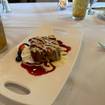 Seasonal Bread Pudding-Foto eines Restaurants