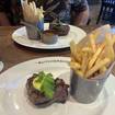 Steak Frites-Foto eines Restaurants