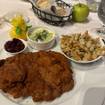 Duck Breast Wiener Schnitzel-Foto eines Restaurants