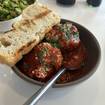 meatball en sugo-Foto eines Restaurants