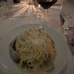 Una foto de Linguine al Vongole de un restaurante