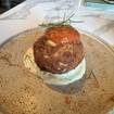 Crab Cake-Foto eines Restaurants