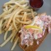 Una foto de New England Lobster Roll de un restaurante