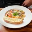 Pesto Tortellini-Foto eines Restaurants