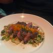 Prime Flat Iron Steak-Foto eines Restaurants