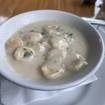 Una foto de Pacific Coast Clam Chowder de un restaurante