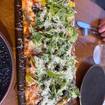 Lamb Flatbread-Foto eines Restaurants