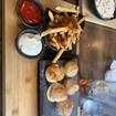 Filet & Scallops Stone-Foto eines Restaurants