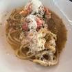 Una foto de Lobster Spaghetti de un restaurante