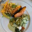 Trout Cakes-Foto eines Restaurants