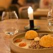 Cottage Cheese Dumplings-Foto eines Restaurants