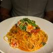 Una foto de Spaghetti de un restaurante