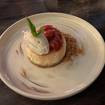 Una foto de Mascarpone Cheesecake de un restaurante