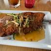 Wild Boar Schnitzel-Foto eines Restaurants