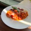 Spaghetti-Foto eines Restaurants