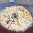 Una foto de Beef Ravioli de un restaurante