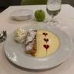 Apple Strudel-Foto eines Restaurants