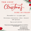 A photo of The Coup Christmas: Dine In Feast of a restaurant