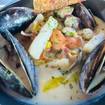 Una foto de Seafood Chowder de un restaurante