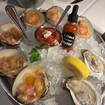Una foto de Blue Point Oysters de un restaurante