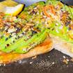 Avocado Toast-Foto eines Restaurants