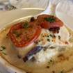 Una foto de Hot Brown de un restaurante