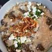 Una foto de Mushroom Risotto de un restaurante