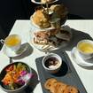 High Tea Brunch-Foto eines Restaurants