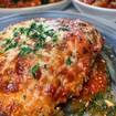A photo of Chicken Parmigiana of a restaurant