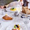 Champagne Breakfast-Foto eines Restaurants