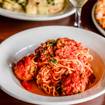 Una foto de Spaghetti and Meatballs de un restaurante