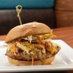 Una foto de Turkey Burger de un restaurante