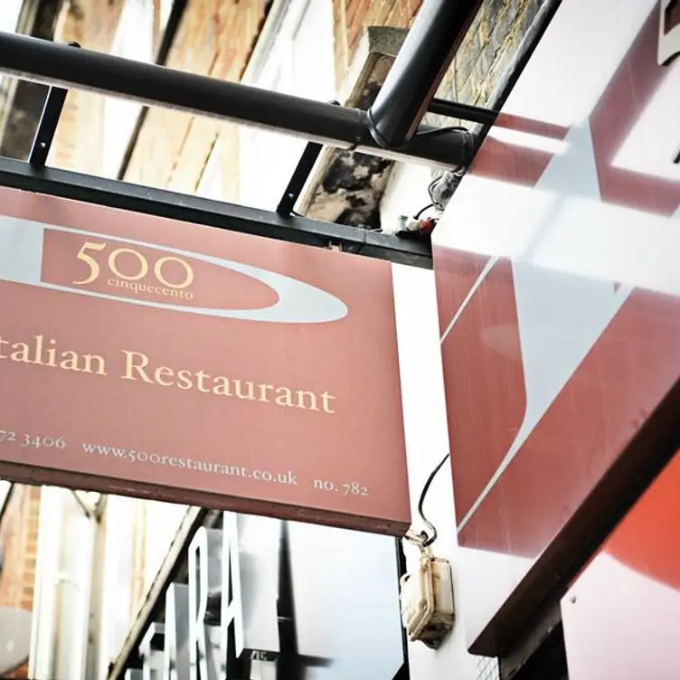 500 Restaurant, London, 