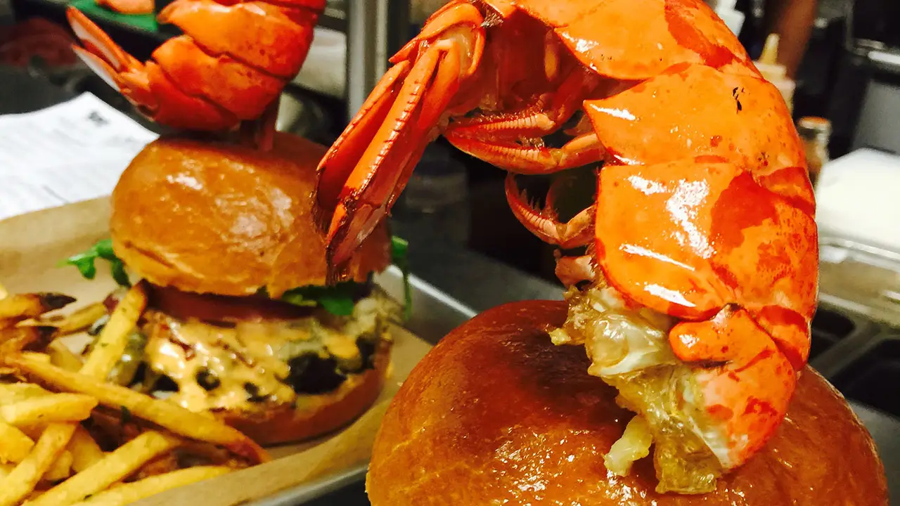 Lobster Burger - Industry Bar & Grill, Calabasas, CA