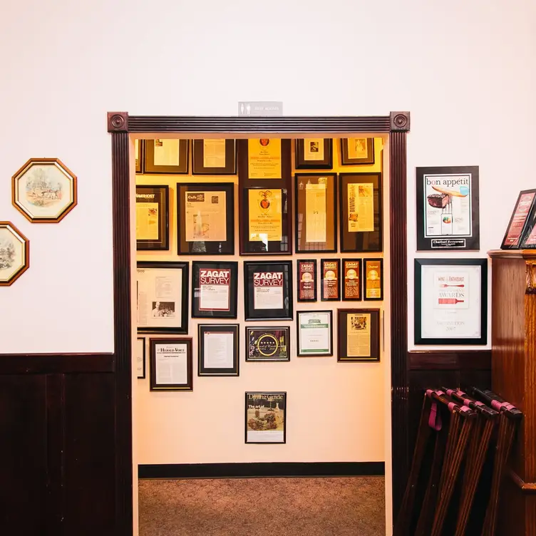 Back Award Wall - Charivari - Permanently Closed, Houston, TX