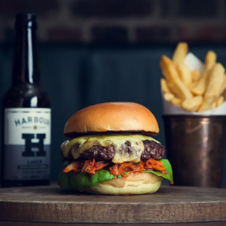 Kimchi Burger - Hawksmoor Spitalfields Bar, London, 