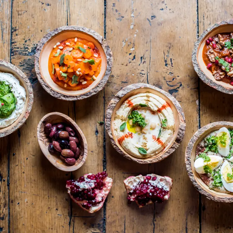 Assorted Dips - Cleo LA LIVE - Permanently Closed, Los Angeles, CA
