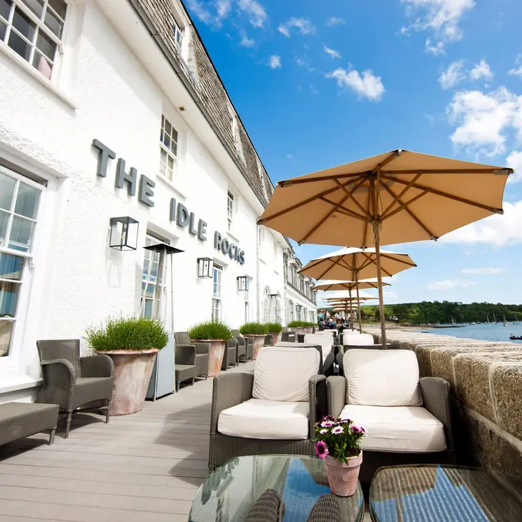 Afternoon Tea at Idle Rocks, Falmouth, Cornwall