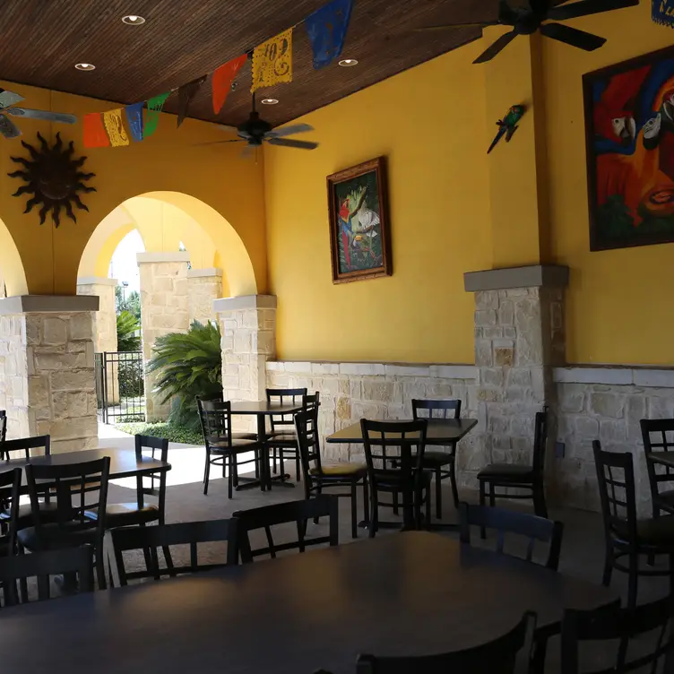 Pericos Covered Patio Dining Area - Pericos-Sonterra, San Antonio, TX