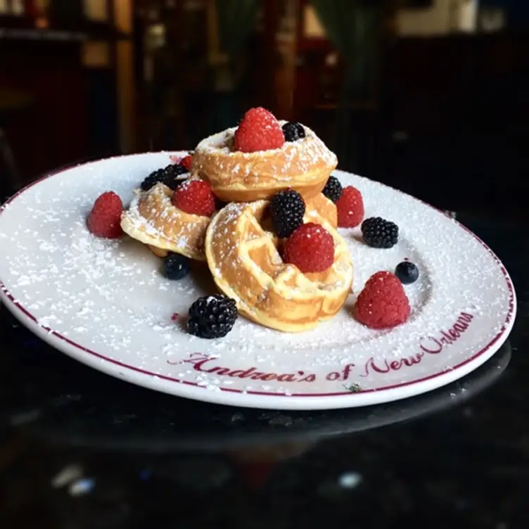 Belgium Waffles - Andrea's, Metairie, LA