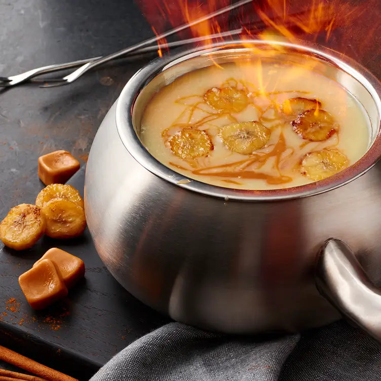 Bananas Foster Chocolate Fondue - The Melting Pot - Westwood, Westwood, NJ