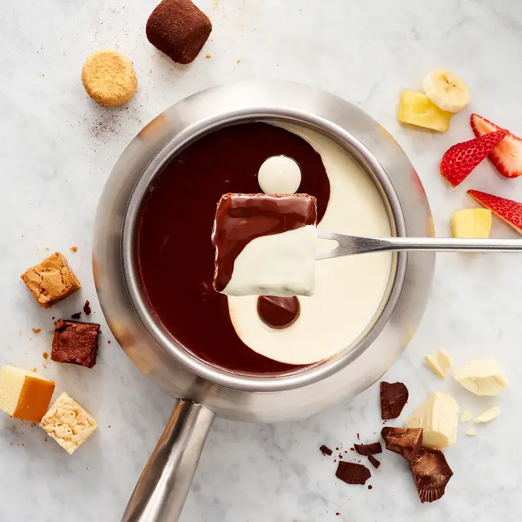 Yin Yang Chocolate Fondue - The Melting Pot - La Jolla, San Diego, CA